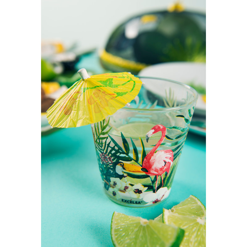 Tropical 250 ml Drinking Glass Set