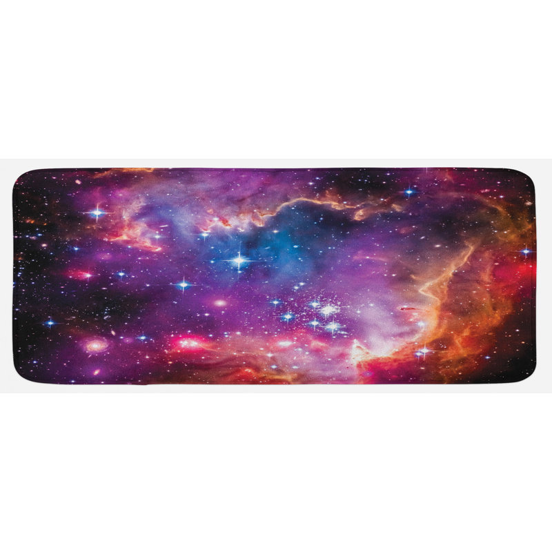 Tapis de cuisine galaxy