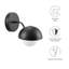 Applique murale en laiton Eclipse Globe-101991376