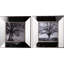 Cadre photo rétro de 15 po x 15 po rétro argenté: Miroir avec mouchetures pour art et image