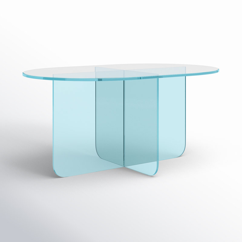 Vinci Coffee Table In Iridescent Glass