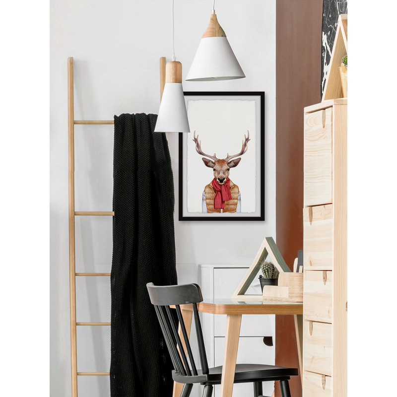 «I Am Buck II», reproduction encadrée, H 45 po x l 30 po x P 1,5 po