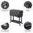 80 Qt. Outdoor Rolling Cooler Cart Storage Cabinet-72087972