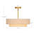 Maskell 4-Light Fabric Semi Flush Mount Ceiling Light Chandelier-1559700115