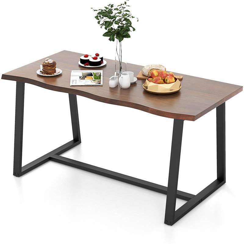 Thiana Metal Base Dining Table, Coffee