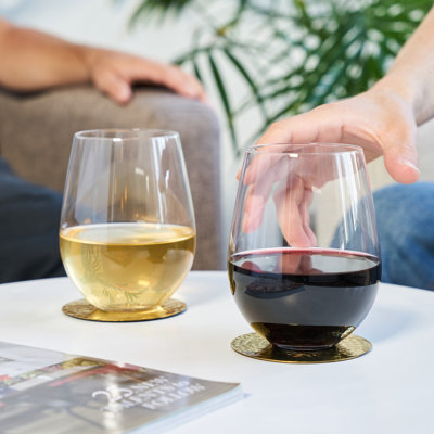 Verres à vin rouges sans pied Vino