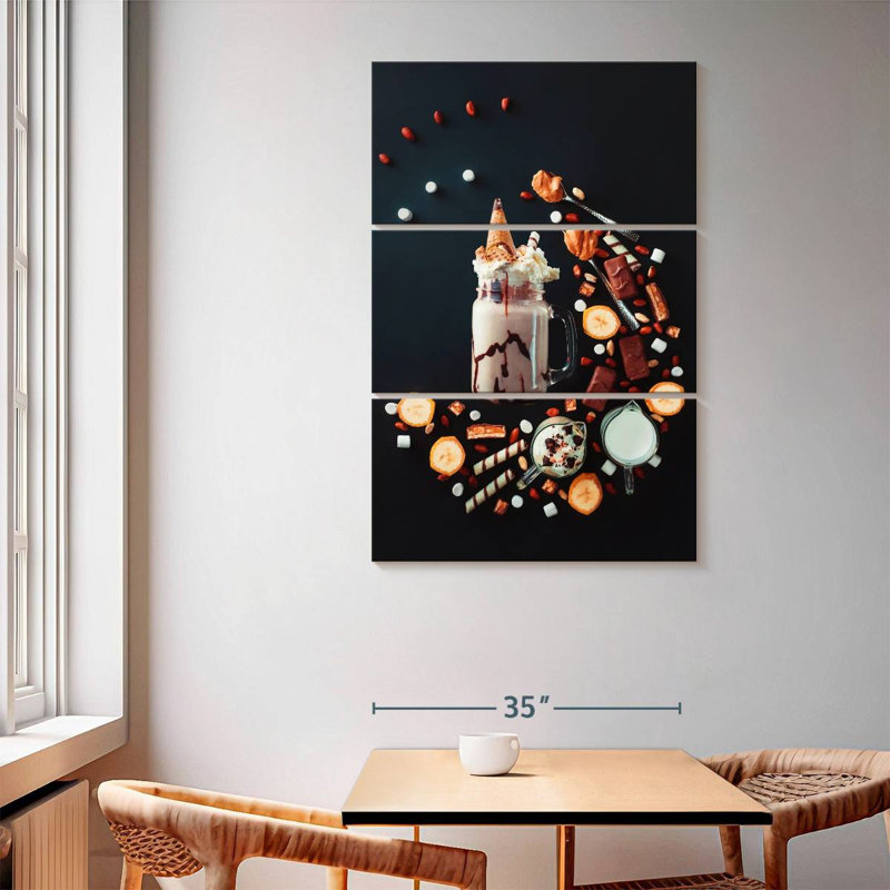 Yarlin Chocolate Milkshake Ingredients, 65" H x 42" W