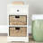 Painswick Solid Wood 3 - Drawer End Table-64073677
