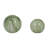 Decorative Objects for Home Decor – Modern Glass Orbs and Sculpture Statues for Shelf Styling, Kitchen Decor Accents, or Decorations for Living Room and Office Display – Set of 2-571824079