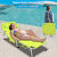 Chaises longues 3-en-1 robustes avec chaise longue