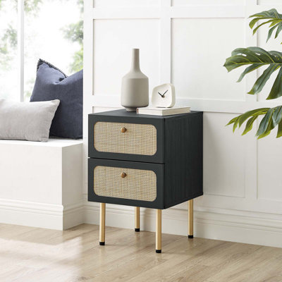 Table de chevet 2 tiroirs Modway
