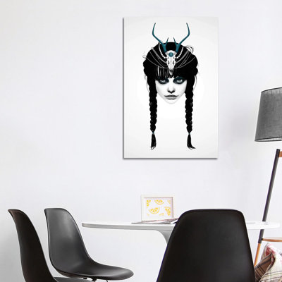 Wakeful Warrior by Ruben Ireland - Wrapped Canvas Print