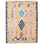 Tapis unique en laine brun clair 7 pi 11 po x 10 pi 7 po Fjodor