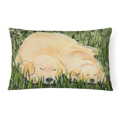 Coussin décoratif intérieur/extérieur golden retriever