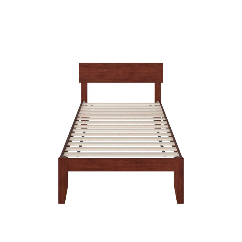 Farrah Platform Bed, Walnut, Twin Extra Long