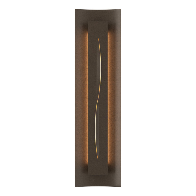 Gallery Dimmable 8 Lbs Flush Mount Scone, Bronze, Red