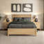 Lit plateforme standard Baja - Grand lit - Finition bois de grange-563628567-563628564