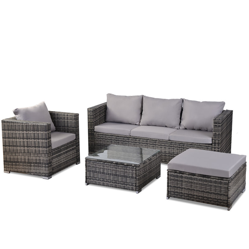 Godana 5 Seater Rattan Conversation Set