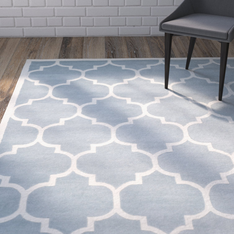 Carolene Hand Tufted Wool Geometric Rug