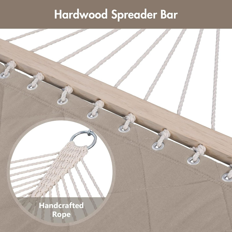 Double hammock with crossbars