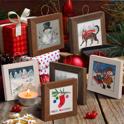 5.25'' Wood Photo Ornament