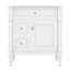 Meuble-lavabo 30 po avec lavabo, ensemble de meuble-lavabo autoportant avec tiroir rabattable, 2 tiroirs et tablette réglable-642793434-642793445