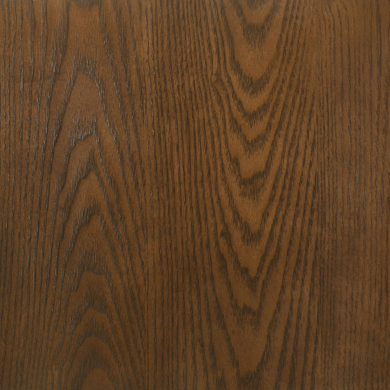 Chaise de salle à manger en bois brun foncé Warnack (ensemble de 2)