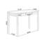 Bureaux rectangulaires en bois massif Burlywood-107362586