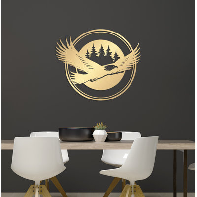 Aigle à tête blanche, décoration murale en aigle et nature pour décoration de maison et de bureau ou cadeau