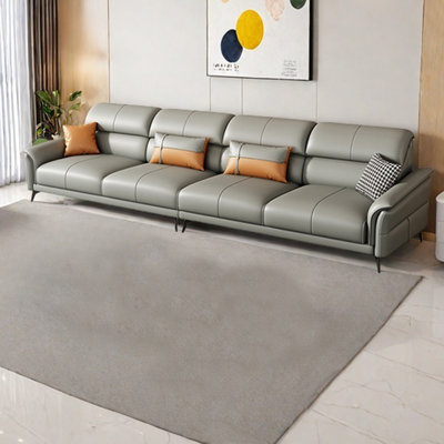 Modern minimalist straight - row sofa