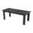 Aadi 84" 100% Solid Pine Wood Dining Table In Black Walnut Finish