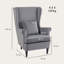 Upholstered Wingback Chair-774362504