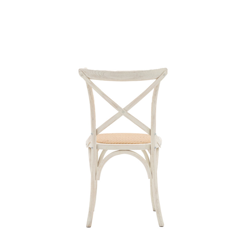 Grigor Upholstered Dining Chair, White, White