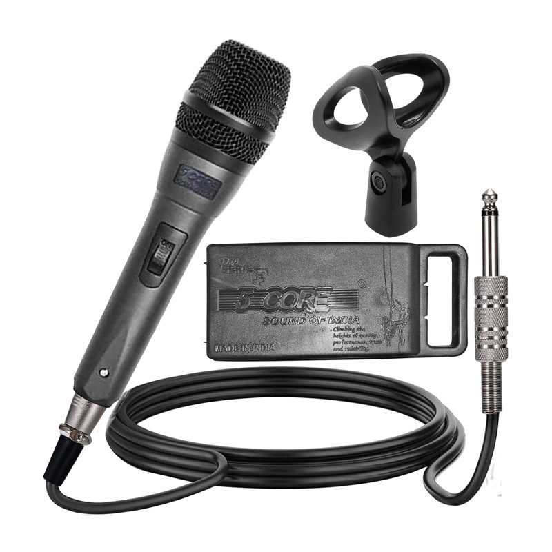 5Core XLR Microphone Dynamic Mic Karaoke Singing Studio Microfono Handheld Mics 