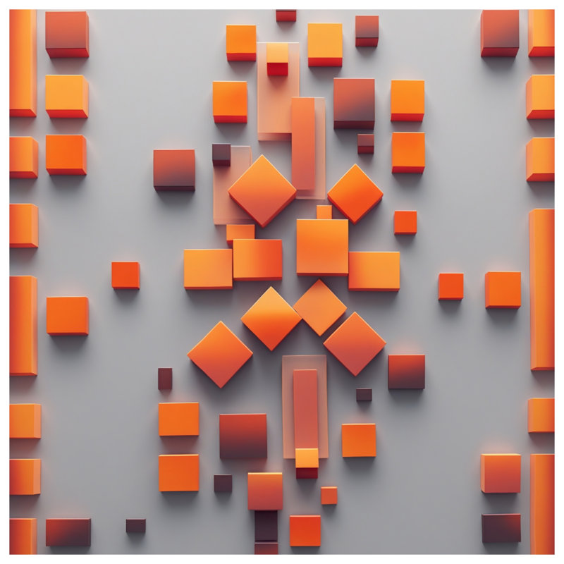 Couvertures orange, 50in W x 60in H