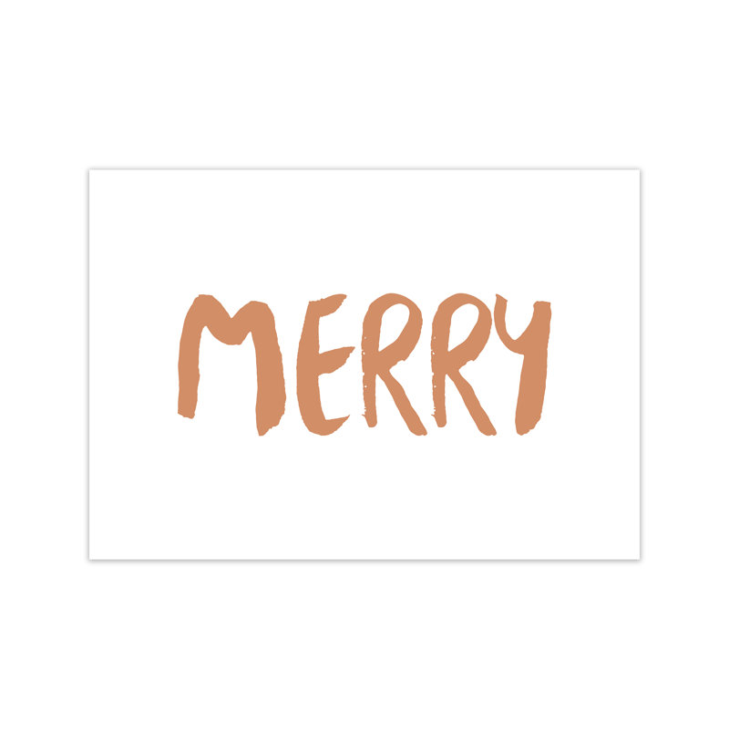Merry - Print, Unframed, 84cm H x 60cm W x 1cm D