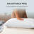 TEMPUR-Cloud® Adjustable + Cooling Pillow - 2-Pack-119289129-87360475
