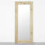 Wyalusing Oak Wood Sliding Barn Door Mirror-1583565732-1583565735
