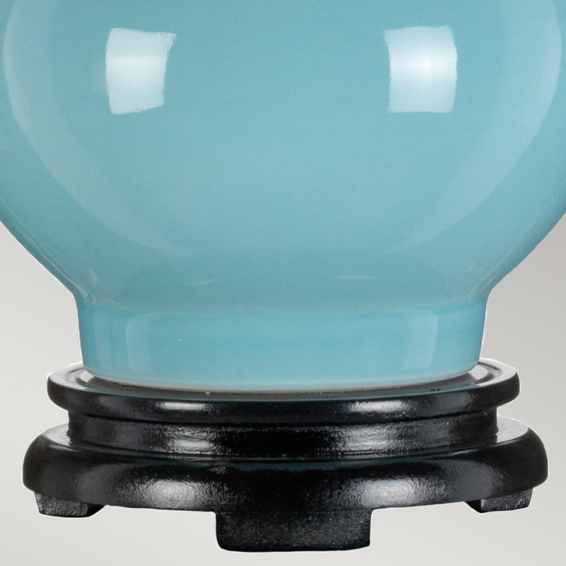 Eldredge Ceramic Table Lamp, Duck Egg Blue