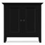 Armoire de rangement basse en bois massif l 32 "avec tablettes réglables Nash-1828389787
