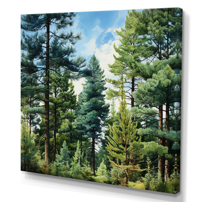 Green Pine Tree Emerald Symphony - impression