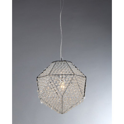 Luminaire suspendu géométrique 1 lumières simple Kevan