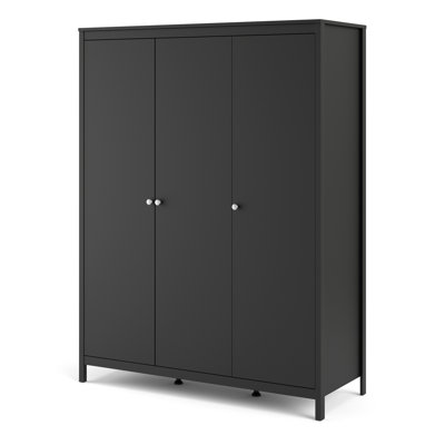 Cynsere 3 Door Manufactured Wood Wardrobe