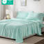 4 pièces pour grand lit, 100% molleton, ultra doux, confortable, boulochage, lavable à la machine, drap plat, taies d'oreiller ajustées, matelas de 16 po