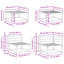  Outdoor Sofa Set 9 Pcs Solid Acacia Wood Patio Furniture Garden Lounge-1899345248