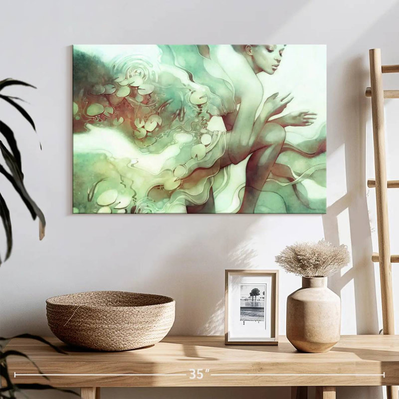 Leisha Lady Flood, 16" H x 24" W