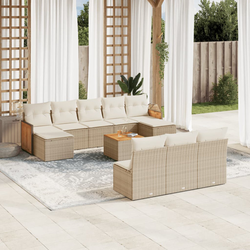 Ensemble de canapé de jardin Vidaxl