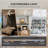 42" 5 - Blade Small Room Ceiling Fan with LED Light in White-1259578586