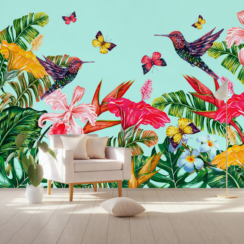 Papier peint amovible mirabilis, L 35,04 po x l 55 po