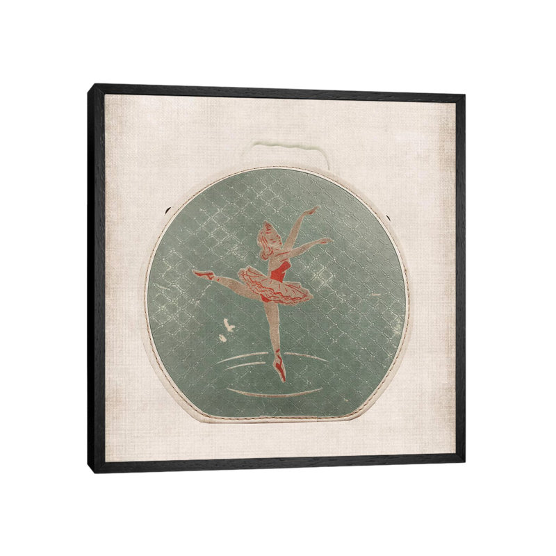 Ballet Box - Print on Canvas, 45.72 cm H x 45.72 cm W, Black Framed